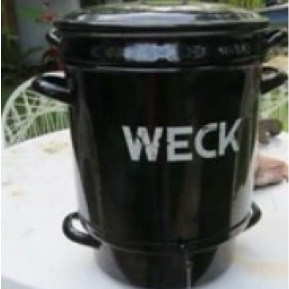Black Enamel Fermentation Crock with Lid